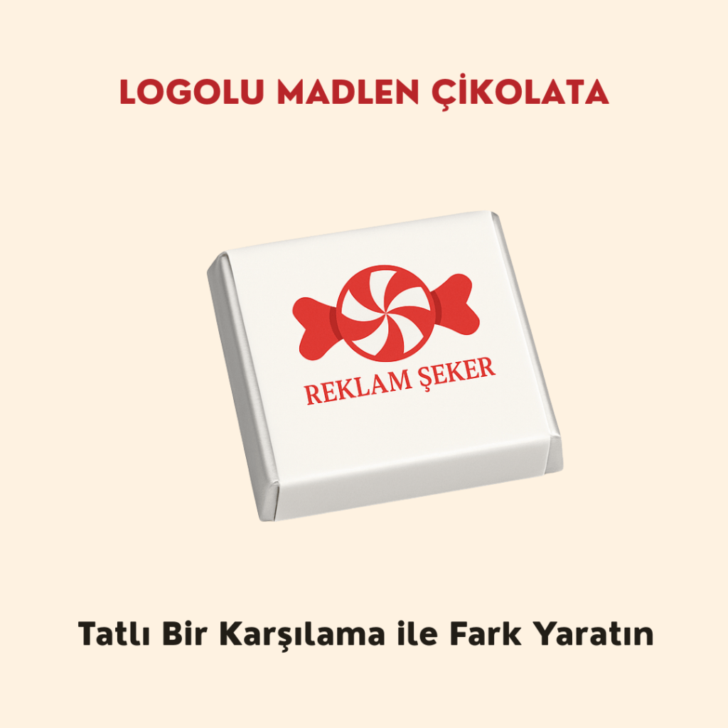 Logolu Madlen Çikolata